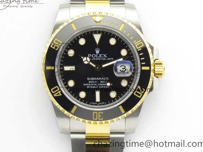 YG 116613LN Noob On Submariner SS Black V5 A2836 Bracelet Dial Edition 1:1 Best 0403